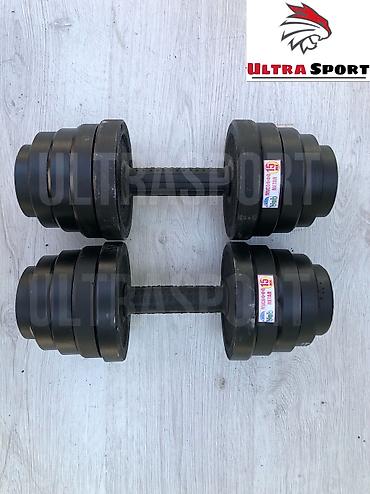 Гантели: Разборные Гантели 💪🏻 1кг=170сом ▫️разборные, железные (чугун) — 6