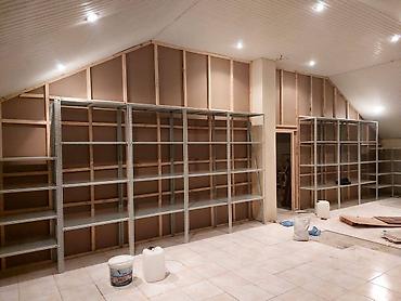 Stend vitrinləri: Metal stilajlar İstənilən ölçüdə metal stilajlar və dolablar — 15