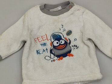 sweterek dla niemowląt na drutach: Bluza, 0-3 m, stan - Zadowalający
