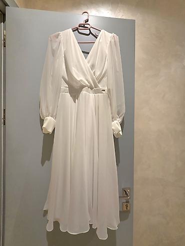 Ağ rəngli şifon don, Nikah ucun.Lady-sharm magazasindan alinib 1 defe