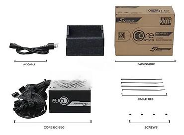 Izvori napajanja: Seasonic Core ATX 3 BC-850 napajanje za PC - Snaga: 850 W, 80 PLUS — 5