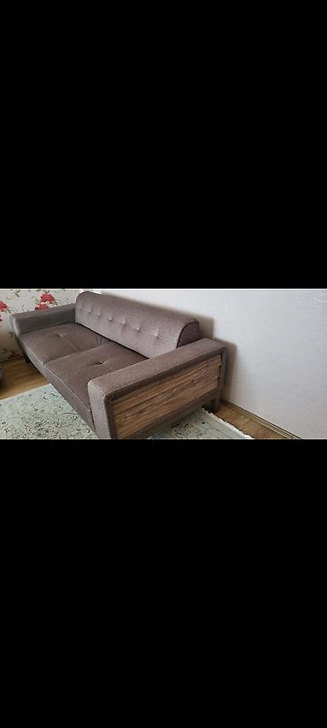 balaca divanlar: Divan – müasir dizayn, rahat oturuş,acilan - Rəng: tünd-bej/qəhvəyi — 1