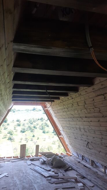 Tikinti işləri: Taxta daxili işlər və dülgər xidmətləri - Mansard və çardaq — 2