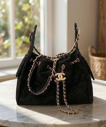 Классическая сумка, Chanel, Китай, Регулируемый ремень, Съёмный ремень, Женские, Б/у