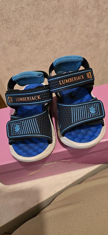 Детская обувь: Lumberjack uşaq sandal modeli - Rəng: tünd mavi/çəhrayı-siz, göy — 1