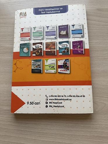 Kimya nəzəriyyə üçün konspektləşdirilmiş kitab
Qiymət: 5 Azn — 2