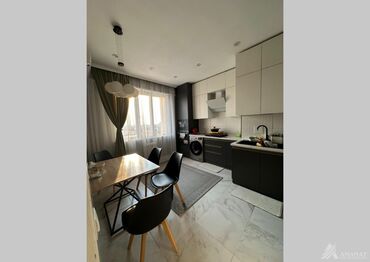 квартира мадина базар: 2 комнаты, 58 м², Элитка, 10 этаж, Дизайнерский ремонт
