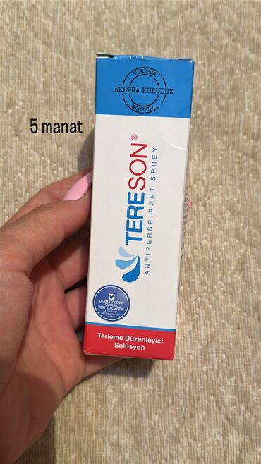 Tibbi geyim: Antiperspirant,qol altında quruluq
SUMQAYİT