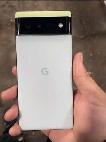 телефон андройт: Google Pixel 6, 128 ГБ, цвет - Белый, 1 SIM, 2 SIM