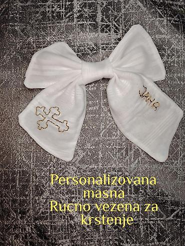 Haljine: Ručno rađene dečje haljinice i dodaci za krštenje – personalizovani — 3