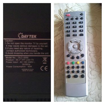 Televizori: Televizor lcd Daytek 20 inch plus nosač Televizor Daytek lcd hd 20" — 7