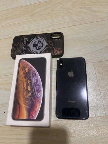 айфон недорогой телефон айфон недорого: IPhone Xs, Б/у, 64 ГБ, Space Gray, Коробка, 77 %