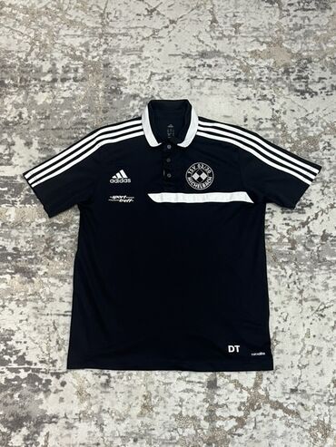 cins pencekler 2022: Мужское поло, Adidas, M, цвет - Черный