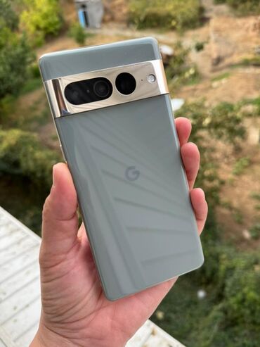 1 ядерный компьютер: Google Pixel 7 Pro, Б/у, 128 ГБ, цвет - Зеленый, 1 SIM, eSIM