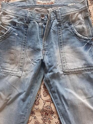 Cinslər: Denim cins qeyri adi cins .bir iki defe geyilib — 4