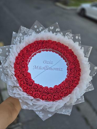 agac gulleri: Əl işi dekorativ gül buketləri və kompozisiyaları təqdim olunur — 8