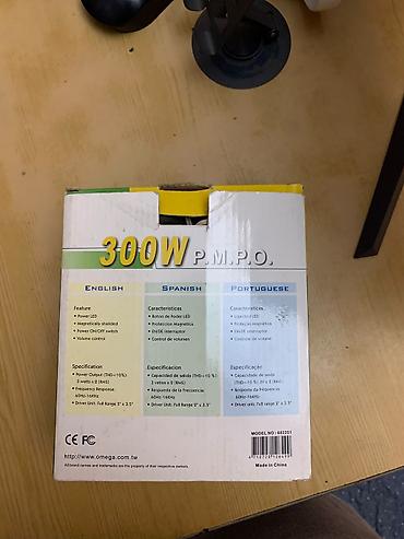 2.5mm kabel: OMEGA Multimedia Amplified Speaker System – kompüter və media üçün 2.0 — 3