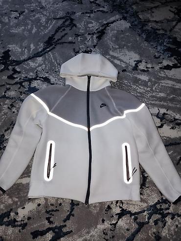 adidas kg: Мужская толстовка, M, Nike, Б/у, цвет - Белый, Самовывоз, Бесплатная доставка, Платная доставка — 1