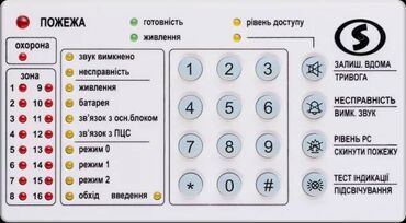сигнализация на дверь с сиреной: Клавиатура Линд-9М Устройство индикации и управления (УИУ)