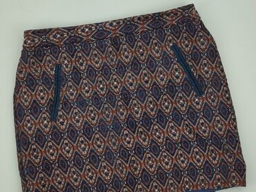 beżowa spódnice z rozcięciem: Skirt, L (EU 40), condition - Very good