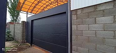 Откатные ворота: Откатные ворота из сэндвич‑панелей с автоматикой - Полотно — 102