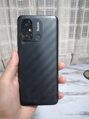 телефон камера: Xiaomi, Redmi 12C, Б/у, 64 ГБ, цвет - Черный, 2 SIM