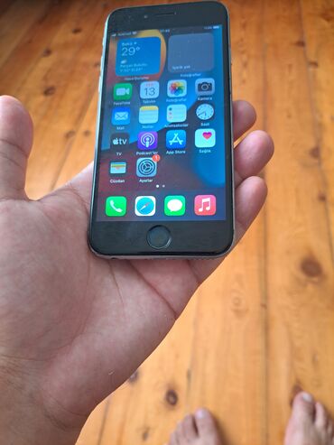 lg q6 qiymeti: IPhone 6s, 16 ГБ, Черный, Отпечаток пальца