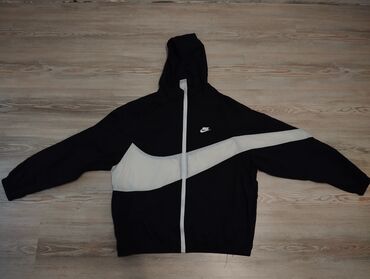 мужская одежда лакост: Мужская толстовка, XL (EU 42), Nike, Б/у, цвет - Черный, Самовывоз, Платная доставка