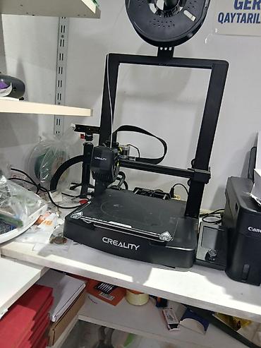 ucuz 3d yazıcı: Creality 3D printer. Şəkillərdə görünən model açıq karkaslı FDM tipli — 2