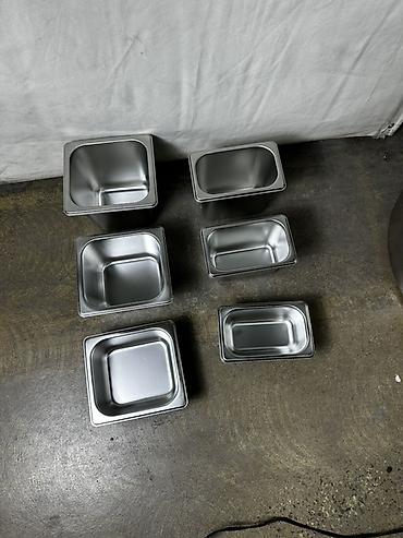 Другая посуда и кухонный инвентарь: Гастроемкости из нержавеющей стали с крышками - Форматы GN: 1/1, 1/2 — 16