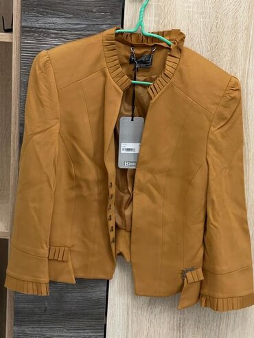 теплый пиджак: Пиджак, Классическая модель, Без пуговиц, Укороченная модель, Турция, S (EU 36)