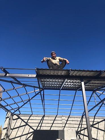 Навесы: Навес, Арочный, Металл, Профнастил, Установка — 1