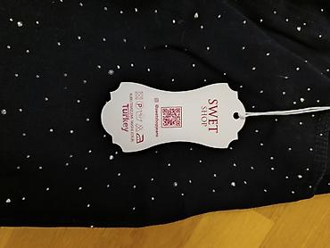 Şalvarlar: Qadın şalvarı – SWET SHOP - Rəng: qara - Dizayn: parlaq, xırda — 2