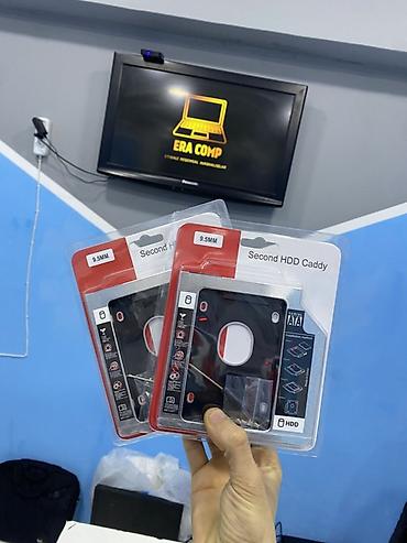 Комплектующие для ПК: İkinci HDD Caddy (9.5 mm) – noutbukun DVD-ROM yuvasına əlavə yaddaş — 1