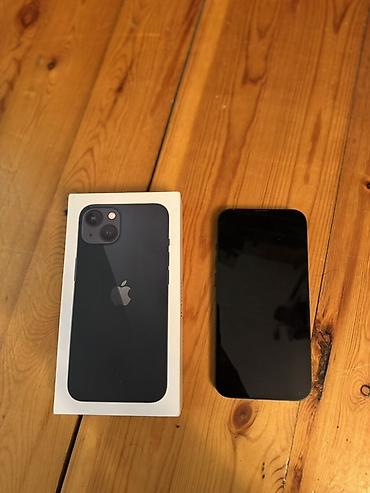 2 el telefonlar iphone 13: IPhone 13, 128 GB, Midnight, Barmaq izi, Face ID — 1