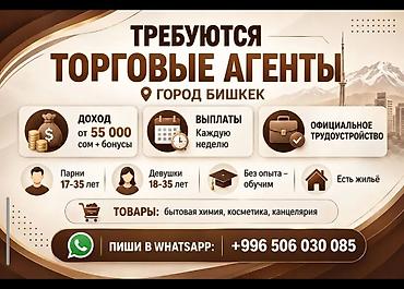 фаберлик бишкек: Вакансия: торговые агенты (г. Бишкек) - Доход: от 55 000 сом + бонусы — 1