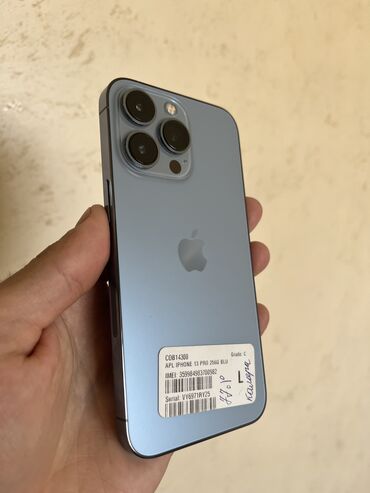ноутбук в кредит: IPhone 13 Pro, Б/у, 256 ГБ, Sierra Blue, 77 %