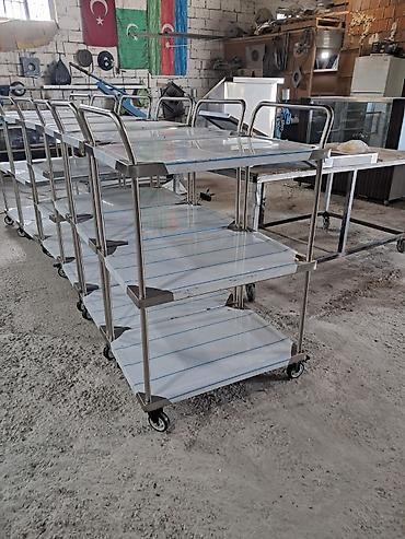 restoran: Paslanmayan poladdan peşəkar mətbəx avadanlıqları dəsti Tərkib: - İş — 9