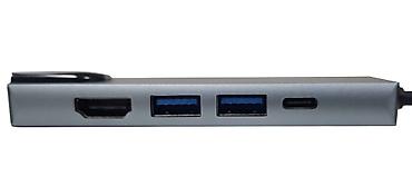 type: Хаб 5 in 1 - Type-С to HDMI x 1 + USB3.0 x 2 + PD x 1 + LAN x 1 — 2