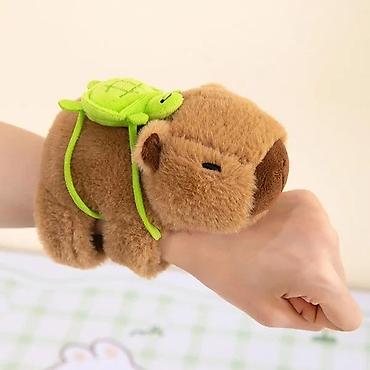 magic glip: Милый браслет-зажим в виде животного капибары, плюшевый браслет в виде — 3
