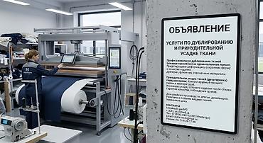 усадка ткани это: Услуги по дублированию и принудительной усадке ткани - — 1
