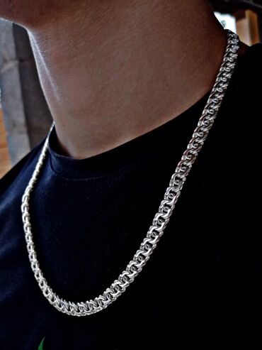 Серебряные цепочки: Серебряная цепь «Рамзес» 140 гр, 60 см Ручная работа, серебро 925 — 59