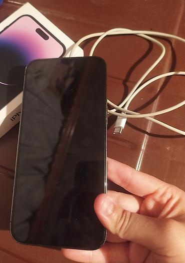 electronics iphone: IPhone 14 Pro Max, 128 GB, Deep Purple, Simsiz şarj — 2