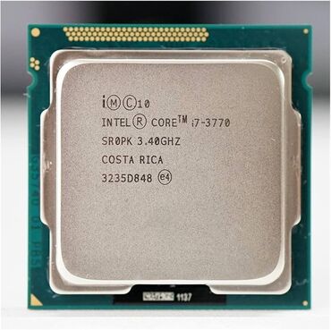 Prosessorlar: Prosessor Intel Core i7 i7 3770, 3-4 GHz, 4 nüvə, İşlənmiş