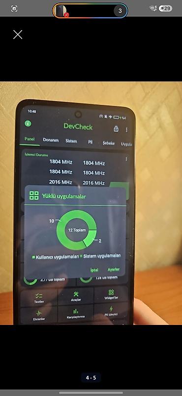 simes telefon: Oppo A3x, 128 GB, rəng - Bənövşəyi, Barmaq izi — 4