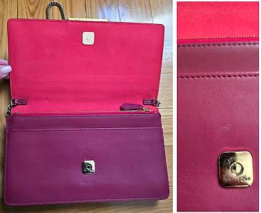 Lične stvari: Fendi Tube Leather Wallet on Chain, kožna pismo torba, kao novcanik — 7