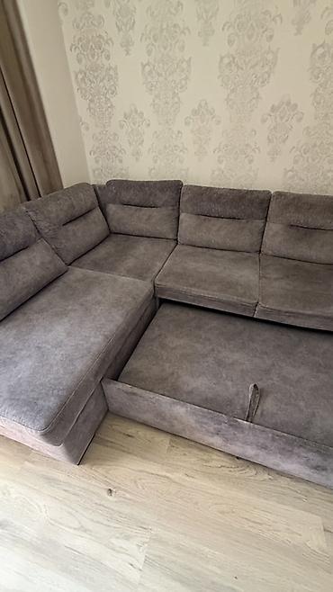 reception masa: Künc divan – transformasiya olunan model - Forma: L-şəkilli künc — 1