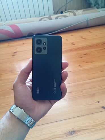 redmi a1: Xiaomi Redmi Note 12, 128 GB, rəng - Qara, 
 Barmaq izi