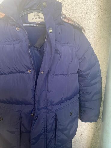 темно синий куртка: Продам детский комбинезон, темно синего цвета, наполнитель халофайбер