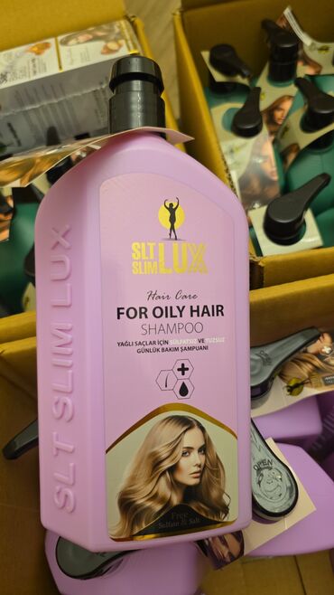Akvariumlar: SLT SLIM LUX saç şampunları 1) For Oily Hair Shampoo - Yağlı saçlar